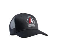 Casquette Snapback A10 Noir Logo Blanc/Rouge
