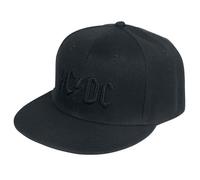 AC/DC Casquette Snapback Band Logo Pop Art Noir Officiel One Size