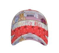 Casquette Snapback avec Drapeau de Porto Rico, Casquettes de Baseball de Porto Rico, Chapeau de Soleil Puerto, Casquette de Camionneur Puerto réglable pour Femmes et Hommes