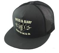 Casquette Snapback Charcoal Lucky 13 Panther Head Speed Glory LCSB5PA