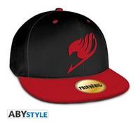 Casquette Snapback - Fairy Tail - Casquette Noire Et Rouge - Emblème rouge G