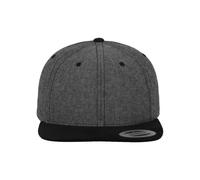 Casquette snapback Flexfit Chambray-Suede Noir TU