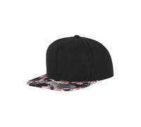 Flexfit Mixte Floral Snapback Red One Size Casquette, Rouge, Taille Unique