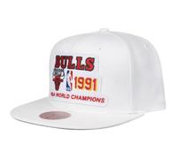 Casquette Snapback - Mitchell & Ness - Chicago Bulls 1991 Champions - Blanc - Noir - Sportswear