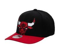 Casquette Snapback - Mitchell & Ness - NBA 8 BIT - Chicago Bulls - Blanc - Noir et Rouge - Sportswear