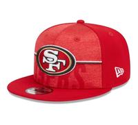 Casquette snapback New Era 9FIFTY - TRAINING San Francisco 49ers - Blanc, rouge et or - 100% polyester