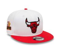 Casquette 9Fifty Bulls White Crown by New Era blanc-rouge S/M (54-57 cm)
