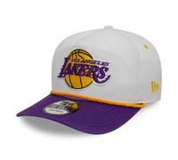 New Era Casquette de Golfeur NBA délavée pour Hommes ~ LA Lakers Blanc
