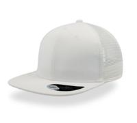 Casquette snapback style trucker Atlantis Headwear Mesh-S Blanc 58 cm