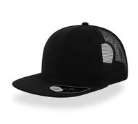 Casquette snapback style trucker Atlantis Headwear Mesh-S Noir 58 cm