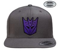 Casquette Snapback Transformers Decepticon 3D Patch Officielle Noire