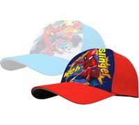 Casquette Spider-Man - Casquette Marvel pour enfants avec design super-héros rouge