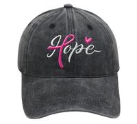 Casquette Sport Respirante Octobre Rose - Casquette Baseball Réglable Cancer du Sein - Visière pour Running Tennis - Homme Femme Coton Casquettes