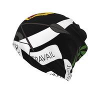 Casquette Sport Unisexe Double Couche Pleine Impression République du Zaïre Emblème National Cagoule Écharpe Bandeau Fixations Chauffantes Bandeau Élastique Dessus Spiralé Respirant Extérieur