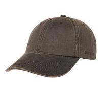 STETSON Casquette Statesboro Old Cotton Homme - de Baseball en Coton Boucle métal, avec visière, visière Printemps-été Été - L/XL (58-61 cm) Marron