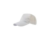 - Casquette style trucker RAPPER - Mixte (Taille unique) (Blanc) - UTAB206