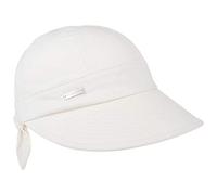Casquette Sunshine Seeberger Casquette pour Femme Casquette avec Etiquette (Taille Unique - Blanc)