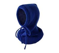 Casquette Tennis Casquette de Ski Chaude et Coupe-Vent pour Femmes, Bonnet de Sport d'hiver tricoté, Thermique, Bavoir à Capuche Béret Chasseur Alpin (Sky Blue, One Size)