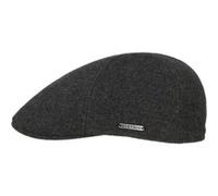 STETSON Casquette Texas Wool Gatsby Cap Homme - Casquettes Gavroche Forme de Bec avec visière, Doublure, Doublure Automne-Hiver - S (54-55 cm) Anthracite