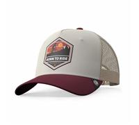 Casquette The Indian Face Born to Ride - marron/gris/rouge - TU