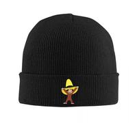 Casquette tricotée Funky Curious George Chaude Hip Hop Bonnet Bonnet Bonnets d’extérieur Automne-Hiver pour Adultes Unisexes