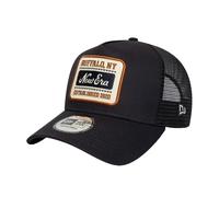 Casquette - Trucker - 100% Polyester - Noir - Patch décoratif, taille unique ajustable Taille unique