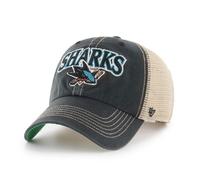 Casquette trucker - 47BRAND - San Jose Sharks - Tissu respirant - Mixte - Décontractée Taille unique