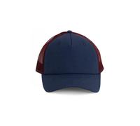 Casquette Trucker - 5 panneaux K-up - indigo/wine - TU