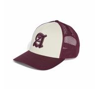 adidas Mixte Stadium Graphic Trucker Cap, Ivory/Maroon, S-M