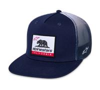 Casquette Trucker Alpinestars Cali Gradient Bleu marine/BlancTaille unique Bleu marine,Blanc