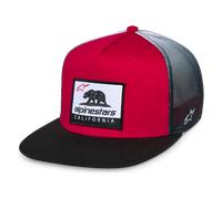 Casquette Trucker Alpinestars Cali Gradient Rouge/Noir/BlancTaille unique Rouge,Noir,Blanc