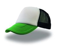 Casquette trucker Atlantis Headwear Rapper Blanc 58 cm