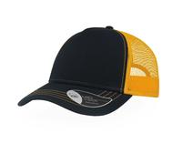 Casquette trucker Atlantis Headwear Rapper Canvas Jaune TU