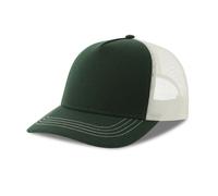 Casquette trucker Atlantis Headwear Rapper Canvas-S Vert TU