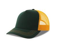 Casquette trucker Atlantis Headwear Rapper Canvas-S Vert TU