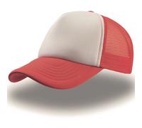 Casquette trucker Atlantis Headwear Rapper Rouge 58 cm