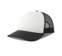 Casquette trucker Atlantis Headwear Rapper-S Blanc 58 cm