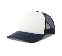 Casquette trucker Atlantis Headwear Rapper-S Blanc 58 cm