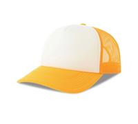 Casquette trucker Atlantis Headwear Rapper-S Blanc 58 cm
