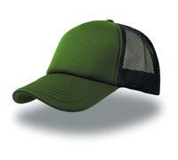 Atlantis Rapper 5 Panel Trucker Cap - Olive/Black - OS