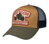 Casquette Trucker Biker by Stetson bleu One Size