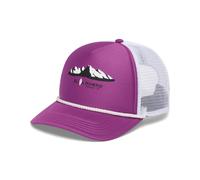 Black Diamond - Flat Bill Trucker Hat - Casquette Piton Purple / White Mountainscape - Taille unique