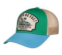 King Kerosin Casquette Trucker Born to Be FastKerosin Homme - de Baseball Mesh Snapback, avec Visiere, Visiere Printemps-ete Printemps Ete Automne Hiver - Taille Unique Bleu