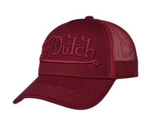 Casquette Trucker Broderie by Von Dutch rouge One Size