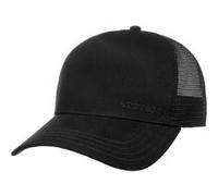 STETSON Casquette Classic Cotton Trucker Small Homme - Mesh de Baseball Snapback, avec visière, visière Printemps-été - Taille Unique Noir