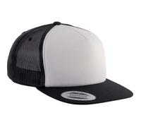 Casquette Trucker classique - 5 panneaux (Black / White / Black - One Size - Homme)