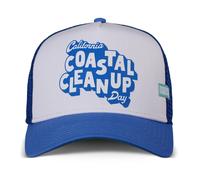 Casquette Trucker Coastal HFT CleanUpDay Blanche/Bleue Casquette En Maille Neuve