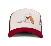 Casquette Trucker Coastal HFT Surf Bites Khaki/Bois/Marron Foncé Neuve