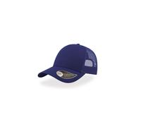 Casquette trucker coton Atlantis Headwear Rapper Bleu TU