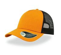 Casquette trucker coton Atlantis Headwear Rapper Orange TU